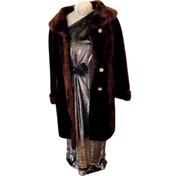 Vintage Evening Dress Natalie Aronson Sz 14/16 - Picture 2 of 8